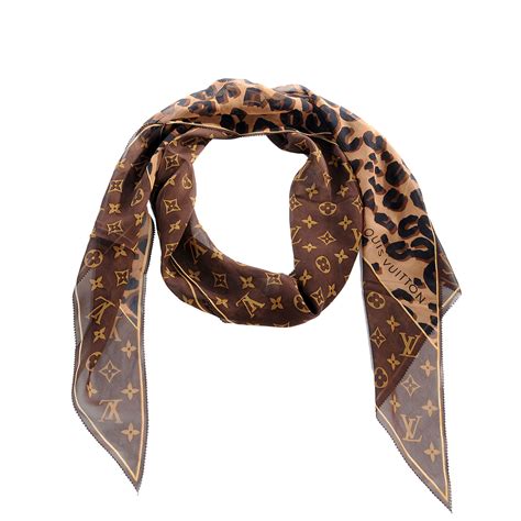 cheap louis vuitton monogram scarf|louis vuitton leopard scarf.